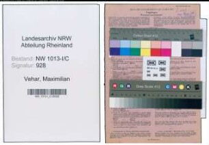 Entnazifizierung Maximilian Vehar , geb. 01.10.1910 (Spediteur)
