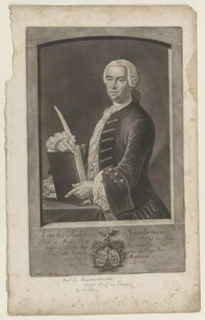Bildnis des Carolus Fridericus Hundertmark