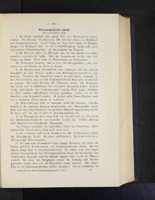 Wissenschaftlicher Abend vom 8. December 1900.