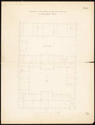 Hotel des Kaisers von Russland (russische Botschaft), Berlin: Grundriss 1.OG, Maßstabsleiste