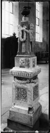 Salem Münster - Klosterkirche Maria Himmelfahrt Seitenaltar Kerzenständer