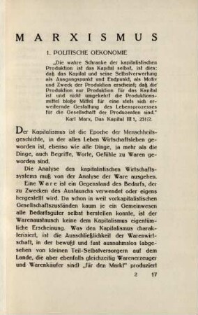 Marxismus