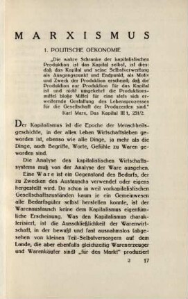Marxismus