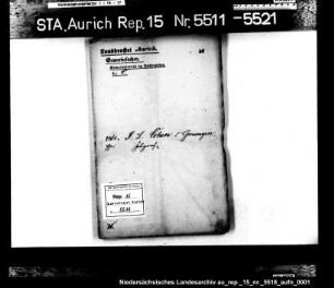 Hausierkonzessionen und -gesuche: Joseph Liepnann Cohen aus Groningen, Photograph