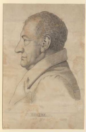 Johann Wolfgang von Goethe [nach der Zeichnung Jagemanns von 1817]