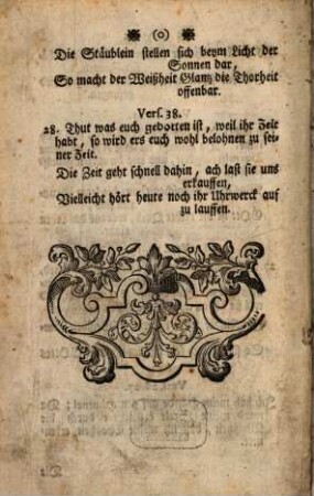 Kern und Auszug des Buches Jesus Sirach, Oder, Die fürnehmsten Sprüche einiger Capitel : Der Jugend zur Lust und Erweckung mit schönen, die Haupt-Wörter ausdrückenden Bildern gezieret, und in kurze Verse gefasset. Nebst einer Zuschrifft an die Kinder