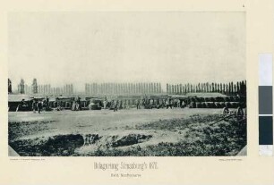 Belagerung Strassburg's 1870. Kehl, Nordbatterie.