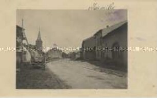 Straße in Maiweiler (Frankreich)