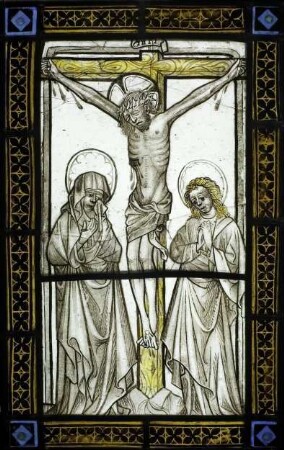 Kreuzigung Christi mit Maria und Johannes Ev.