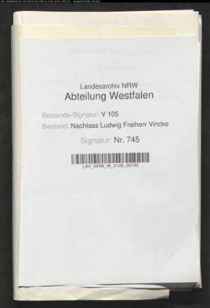 51 Briefe des Sohnes Ernst Vincke