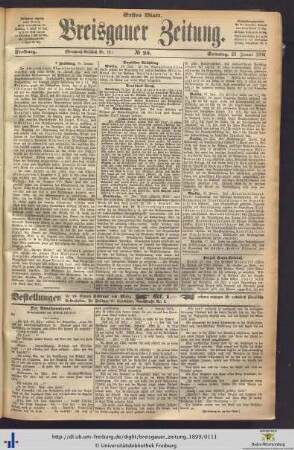 29.01.1899 (Erstes Blatt)