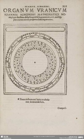 ORGANVM VRANICVM IOANNIS SCHONERI MATHEMATICI NORICI, ...