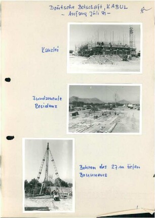 Deutsche Botschaft, Kabul, 1970-1973