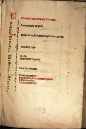 Incipit ordo missalis secundum breviarium chori ecclesie Frisingensis