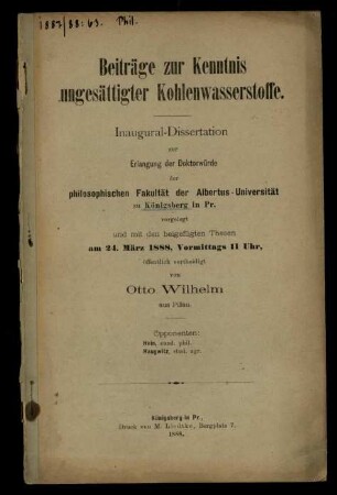 Beiträge zur Kenntnis ungesättigter Kohlenwasserstoffe