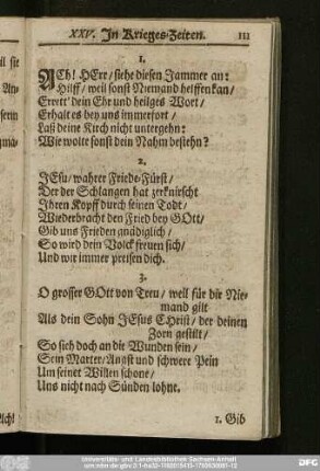 [XXV. In Krieges-Zeiten.]