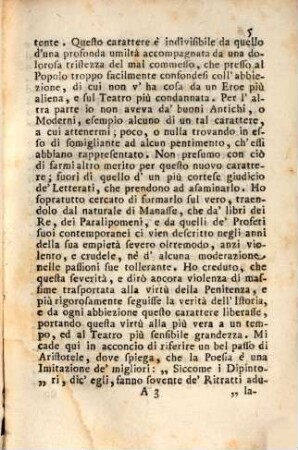 Manasse re di Giuda : Tragedia