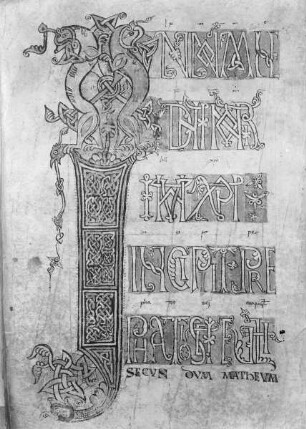 Evangeliar, fol 100 r