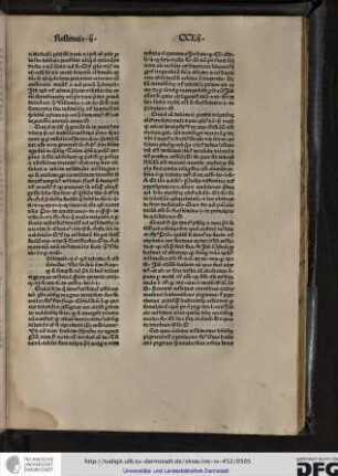 [R]estitutio ii scilicet quando debitor non est solvendo...