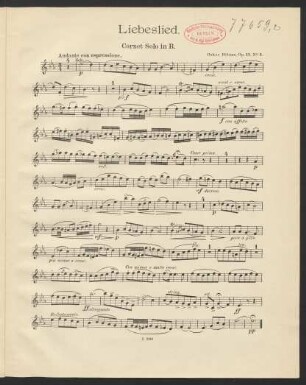 Cornet solo