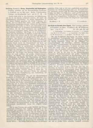 375-376 [Rezension] Seeberg, Reinhold, Kirche, Gnadenmittel und Gnadengaben