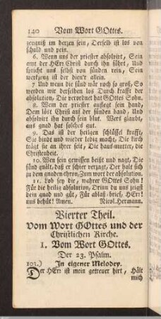 Vom Wort GOttes.