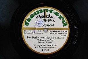 Der Barbier von Sevilla : Verleumdungs-Arie / (G. Rossini)
