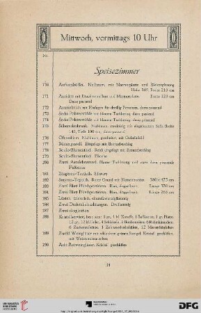 Mittwoch, vormittags 10 Uhr (Nr. 170-329)