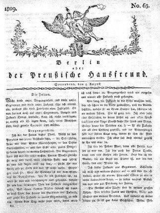 No. 63., 5. August 1809