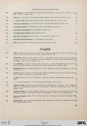 Graphik (Nr. 212-232)
