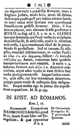 In Epist. ad Romanos.
