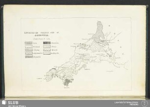 Geological Sketch. Map of Cornwall