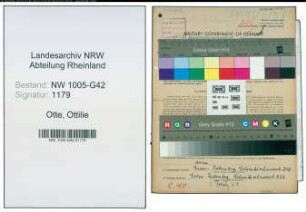 Entnazifizierung Ottilie Otte , geb. 09.11.1909 ()