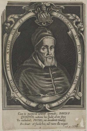 Bildnis von Papst Gregorius XV.