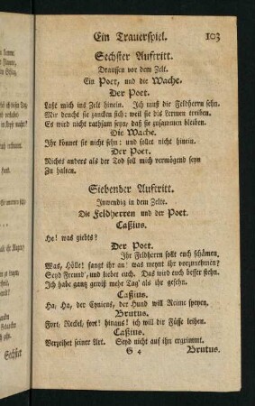 Sechster Auftritt. - Vierzehnter Auftritt.