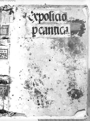 Expositio super Cantica canticorum - BSB Clm 5123