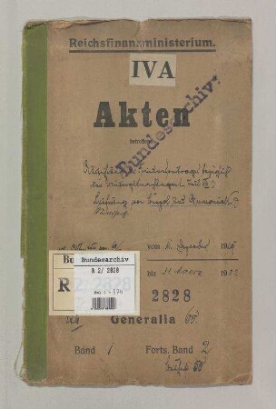 Teil VIII, Anhang V.- Lieferung von Benzol, Ammoniak und Stickstoff: Bd. 1
