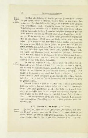 § 22. Friedrich II., der Große (1740-1786)