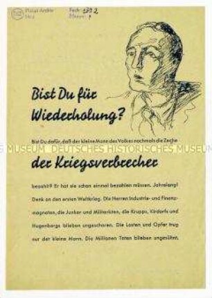 Aufruf des Blocks der antifaschistischen Parteien und des FDGB zu Versammlungen zum bevorstehenden Volksentscheid