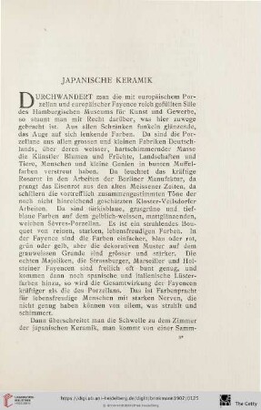 Japanische Keramik