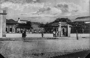 Markt in Praia : Ansichtskarte mit Blick auf den Markt von Praia auf der kapverdischen Insel Santiago.