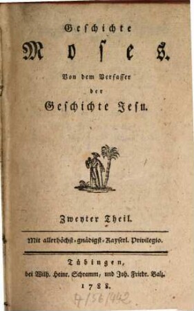 Geschichte Moses, Zweyter Theil