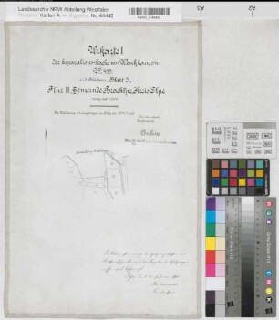 Drolshagen (Drolshagen), Dumicke (Drolshagen), Brachtpe (Drolshagen), Separation Wenkhausen, Bl. 5 Urkarte I Brachtpe Flur 2