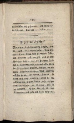 Zehentes Kapitel. - Zwölftes Kapitel.