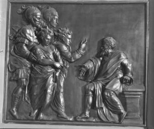 Die Brüder Justus und Pastor vor dem Richter