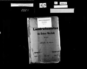 Schulden des Kreises Meschede Bd.3