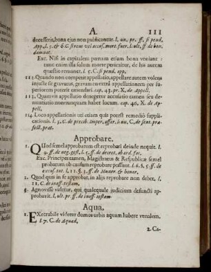 Aqua [ - ] Auxiliari, Auxilium.
