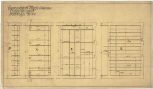 Billing, Hermann; Maximiliansau (Rheinland-Pfalz); Linoleumfabrik - Trockenhängereck, Gebälklager