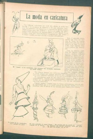 La moda en caricatura