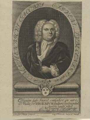 Bildnis des Henricus Jacobus Sivers